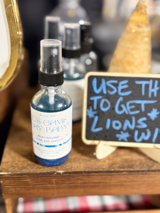 “It’s Game Day, Baby!” – Good Luck / Detroit Lions Spray