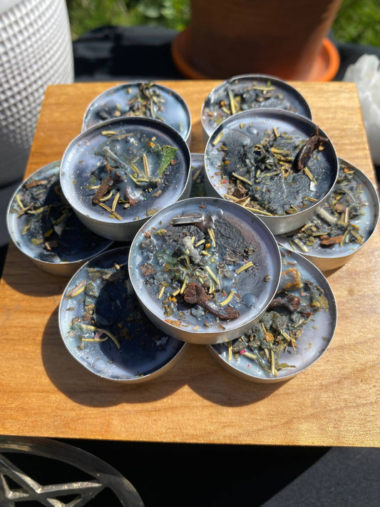 Banishing and Breakthrough Tealight Spell Candles
